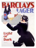 Barclays Lager Lámina giclée por Tom Purvis
