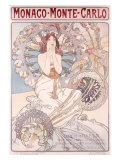 Monaco, Monte Carlo Giclee Print