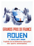 Rouen F1 Grand Prix, c.1965 reproduction procédé giclée par Michel Beligond