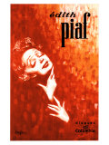 Edith Piaf Giclée-tryk af John Douglas Edith Piaf Giclée-tryk af John Douglas