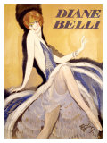 Diane Belli reproduction procédé giclée par Jean-Gabriel Domergue