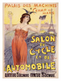 Salon du Cycle et de Automobile Giclee Print