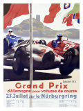 Grand Prix d'Allemagne Giclee Print by Alfred Hierl