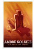 Ambre Solaire Giclee Print by Charles Loupot