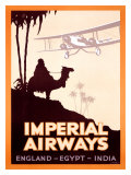 Imperial Airways, England-Egypt-India Giclée-tryk af Peckham Imperial Airways, England-Egypt-India Giclée-tryk af Peckham