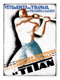 Le Titan reproduction procédé giclée