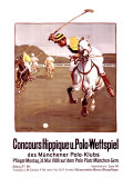 Polo-Wettspiel Giclée-Druck von Angelo Jank