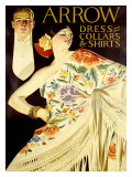 Arrow Dress Collars and Shirts Giclee Print by Joseph Christian Leyendecker