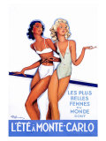 L'Ete a Monte Carlo Wydruk giclee autor Jean-Gabriel Domergue