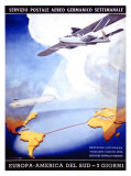 Deutches Lufthana Giclee Print by Von Axster-Heudtlass