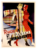 La Rinascente, Esposizione Rhodia Albene Giclée-Druck von Marcello Dudovich
