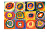 Farbstudie Quadrate Posters by Wassily Kandinsky