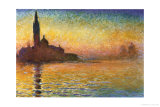 Tramonto a Venezia Stampe di Claude Monet Tramonto a Venezia Stampe di Claude Monet