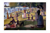 Georges Seurat - Sunday Afternoon on the Island of La Grande Jatte, c.1886 Plakát Georges Seurat - Sunday Afternoon on the Island of La Grande Jatte, c.1886 Plakát