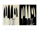 Knives, c.1982 (Cream and Black) Arte por Andy Warhol Knives, c.1982 (Cream and Black) Arte por Andy Warhol