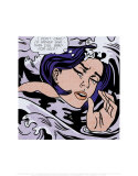 Jeune fille se noyant Affiches par Roy Lichtenstein