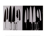 Knives, c. 1981-82 (giclee) (silver and black) Pósters por Andy Warhol