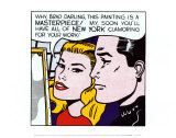 Roy Lichtenstein - Masterpiece, 1962 - Poster