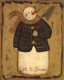 Let It Snow Art by Kim Klassen