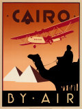 Cairo by Air Plakat af Brian James