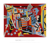 Hot Still-Scape for Six Colors - 7th Avenue Style, 1940 Affiche par Stuart Davis