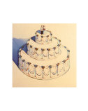 Wedding Cake, 1962 Plakater af Wayne Thiebaud