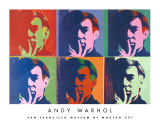 A Set of Six Self-Portraits, 1967 Posters por Andy Warhol A Set of Six Self-Portraits, 1967 Posters por Andy Warhol