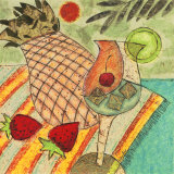 Tropical Drink Prints by Penny Feder