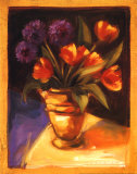 Tulip & Dahlia Pósters por Sarah Waldron