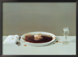 Pig In Soup  Print by Michael Sowa