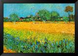View of Arles with Irises Posters by Vincent van Gogh