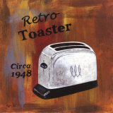 Retro Toaster, Circa 1948 Art by Eugene Tava