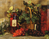 Wine Tasting I Posters by Jan Shade Beach