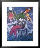 The Blue Violinist Art by Marc Chagall