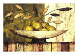 Apples on Silk Prints by Constance Bachmann