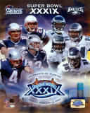 Super Bowl XXXIX Matchup Composite - Patriots vs. Eagles Photo