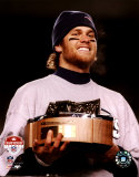 Tom Brady : trophée du championnat AFC 2004 Photographie