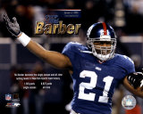 Tiki Barber : établit le record individuel de la saison des Giants et le record de course sur terrain Photographie
