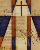 Die Kraft des Gebets I (englischer Text) Kunst von William Verner
