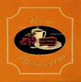 Rosa Pasticceria Affiche par Catherine Jones