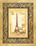 Paris Postcard Posters van Andrea Laliberte