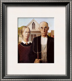 American Gothic Posters by Grant Wood