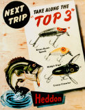 Heddon's Tin Sign