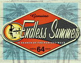 Endless Summer : authentique Plaque en métal