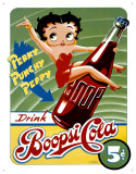 Boopsie Cola Tin Sign