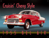 Cruisin' Chevy Style Plaque en métal