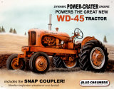 WD45 Tin Sign by Allis Chalmers