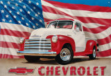 Chevy '51 Pick up Plechová cedule