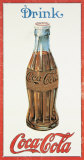 Cola-Flasche von 1915 Blechschild