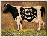 Hershey's-Kuh Blechschild